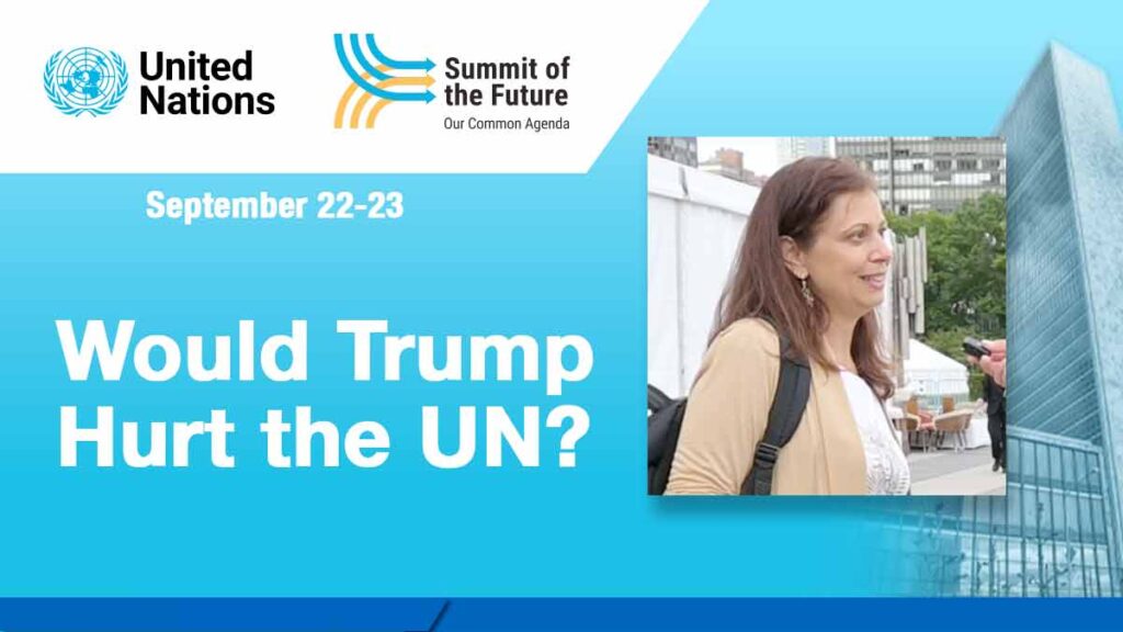 Will a second term for President Trump be detrimental to the UN? Future Summit attendees react