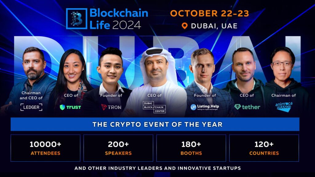 Blockchain Life in Dubai 2024: Legendary market players gather ahead of bull market