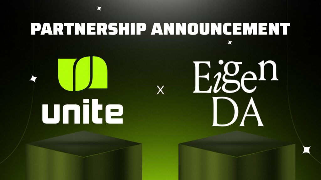 Unite partners with EigenDA to revolutionize infrastructure for scaling Web3 mobile games